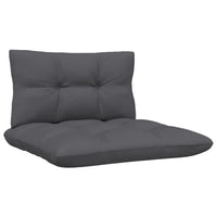Thumbnail for 2-Sitzer-Gartensofa mit Kissen Schwarz Massivholz Kiefer