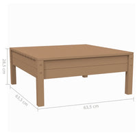 Thumbnail for 3-tlg. Garten-Lounge-Set mit Kissen Creme Massivholz Kiefer