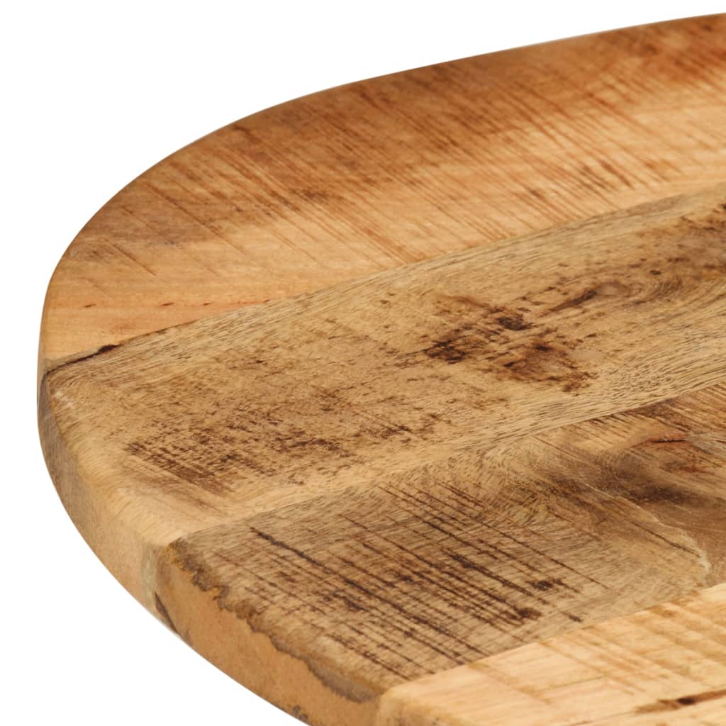 Beistelltisch 60x(42-62) cm Massivholz Mango und Gusseisen