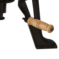 Thumbnail for Beistelltisch 60x(42-62) cm Massivholz Akazie und Gusseisen