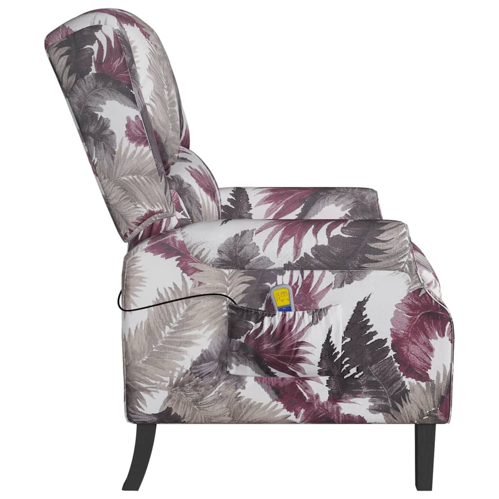 Massagesessel Blumenmuster Stoff