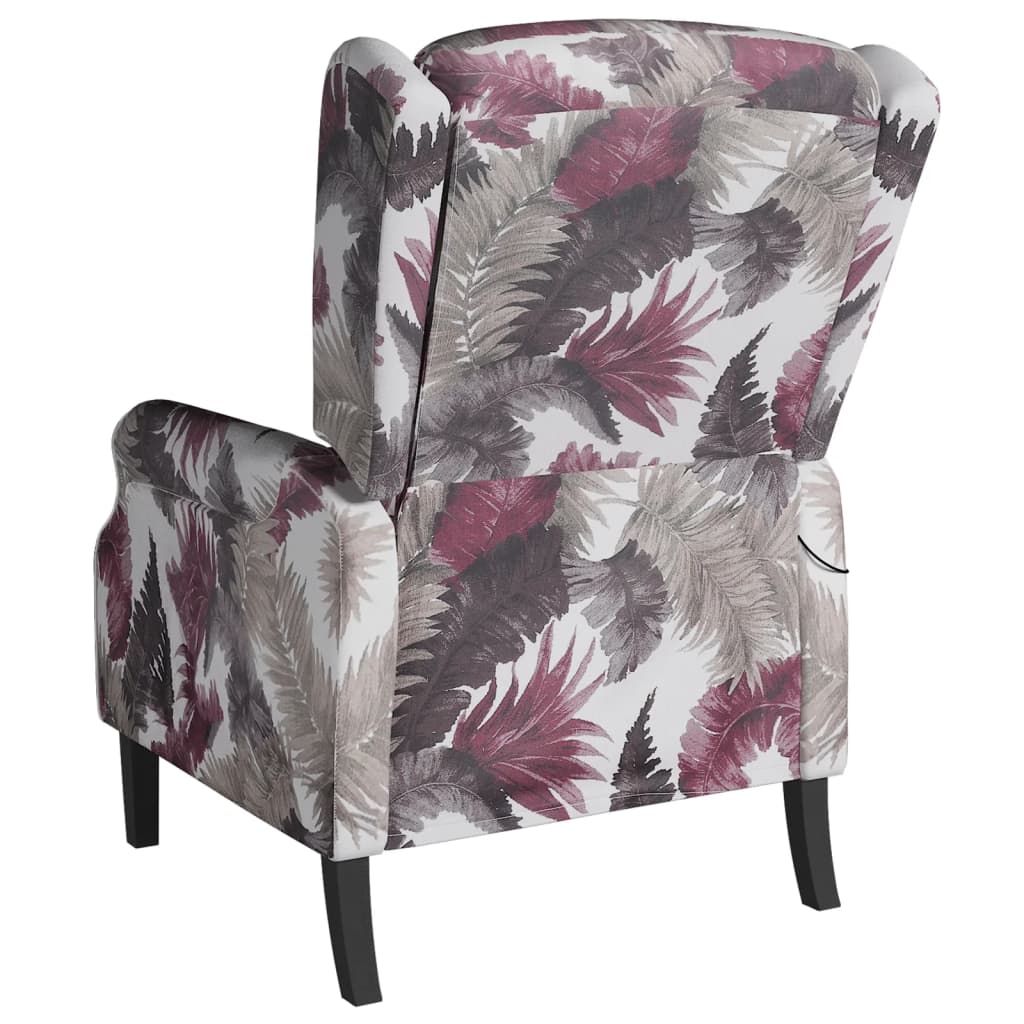 Massagesessel Blumenmuster Stoff