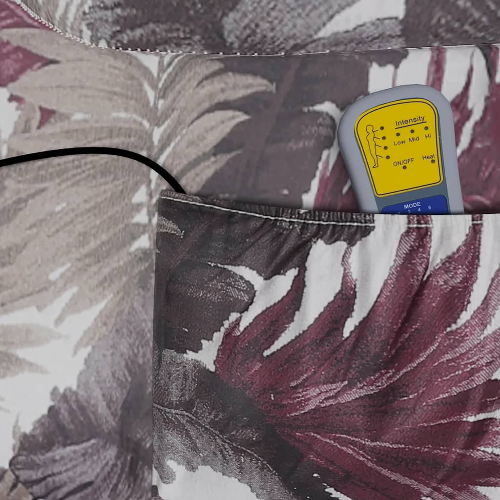 Massagesessel Blumenmuster Stoff