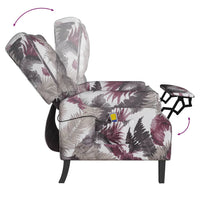 Thumbnail for Massagesessel Blumenmuster Stoff