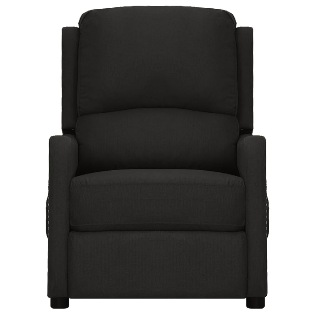 Massagesessel Schwarz Stoff