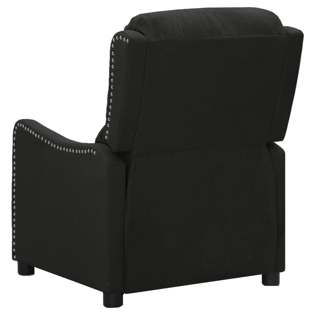 Massagesessel Schwarz Stoff