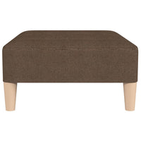 Thumbnail for Schlafsofa 2-Sitzer mit Fußhocker Braun Stoff