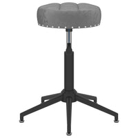 Thumbnail for Esszimmerstühle 4 Stk. Drehbar Dunkelgrau Samt