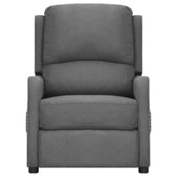 Thumbnail for Massagesessel mit Aufstehhilfe Hellgrau Stoff