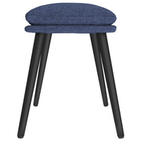 Thumbnail for Fußhocker Blau 45x29,5x35 cm Stoff