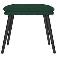 Thumbnail for Fußhocker Dunkelgrün 45x29,5x35 cm Stoff