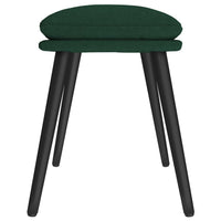 Thumbnail for Fußhocker Dunkelgrün 45x29,5x35 cm Stoff