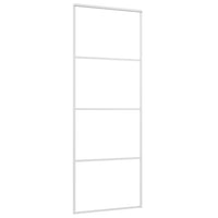 Thumbnail for Schiebetür ESG-Glas und Aluminium 76x205 cm Weiß