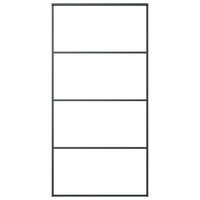 Thumbnail for Schiebetür ESG Glas und Aluminium mattiert 102,5x205 cm Schwarz