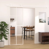 Thumbnail for Schiebetür ESG-Glas und Aluminium 76x205 cm Schwarz