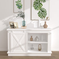 Thumbnail for Schiebetürbeschlag für Möbel Kohlenstoffstahl Weiß 152 cm