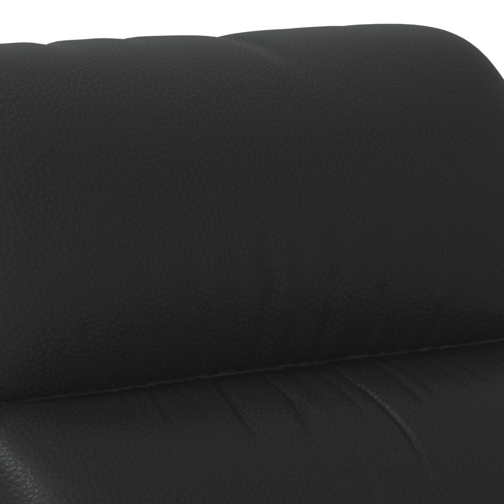 Massagesessel Schwarz Kunstleder