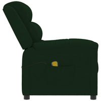 Thumbnail for Massagesessel Dunkelgrün Samt