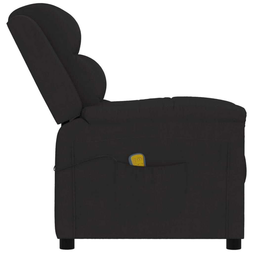 Massagesessel Schwarz Samt