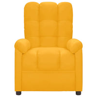 Thumbnail for Massagesessel mit Liegefunktion Gelb Stoff