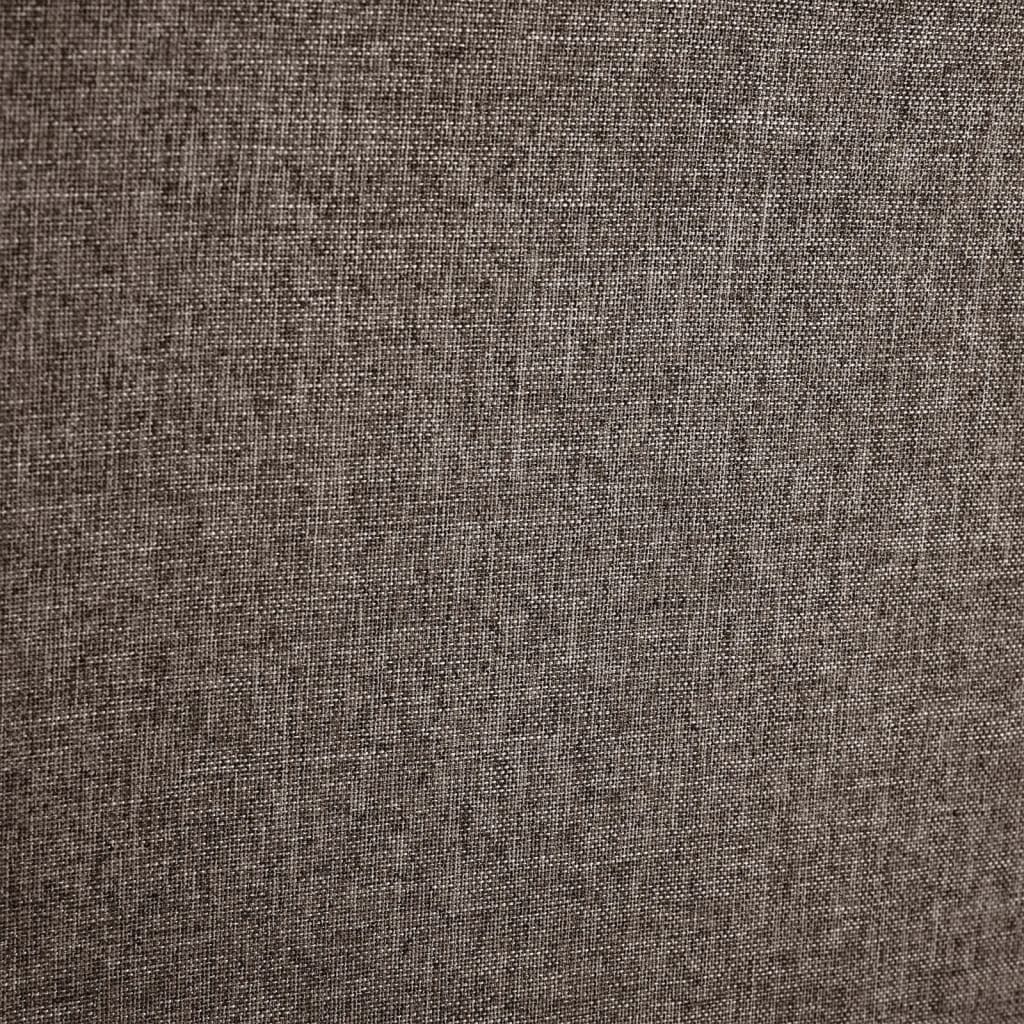 Massagesessel Elektrisch Taupe Stoff