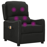 Thumbnail for Massagesessel Elektrisch Schwarz Stoff
