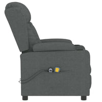 Thumbnail for Massagesessel Elektrisch Dunkelgrau Stoff