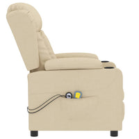 Thumbnail for Massagesessel Elektrisch Creme Stoff