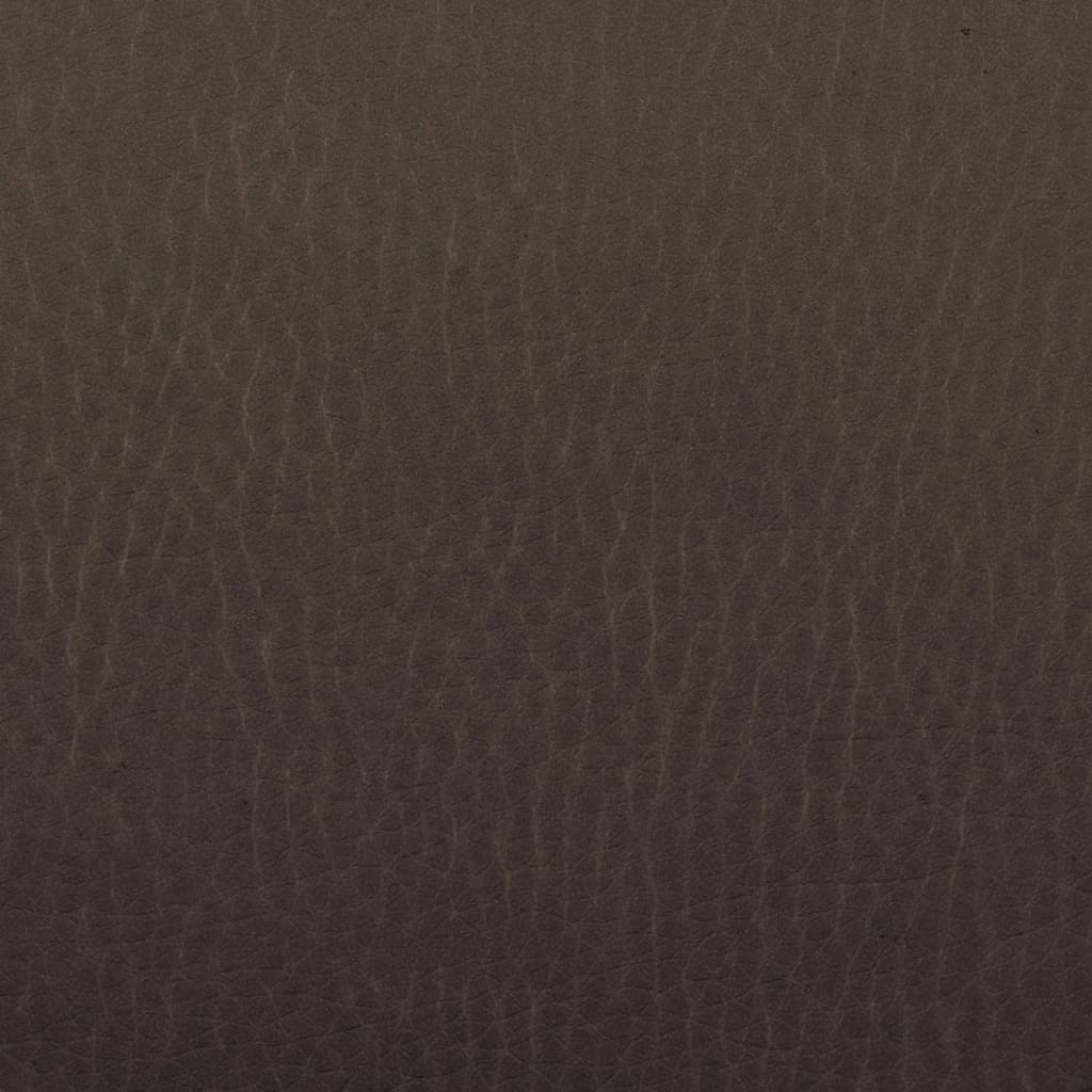 Massagesessel mit Aufstehhilfe Braun Kunstleder