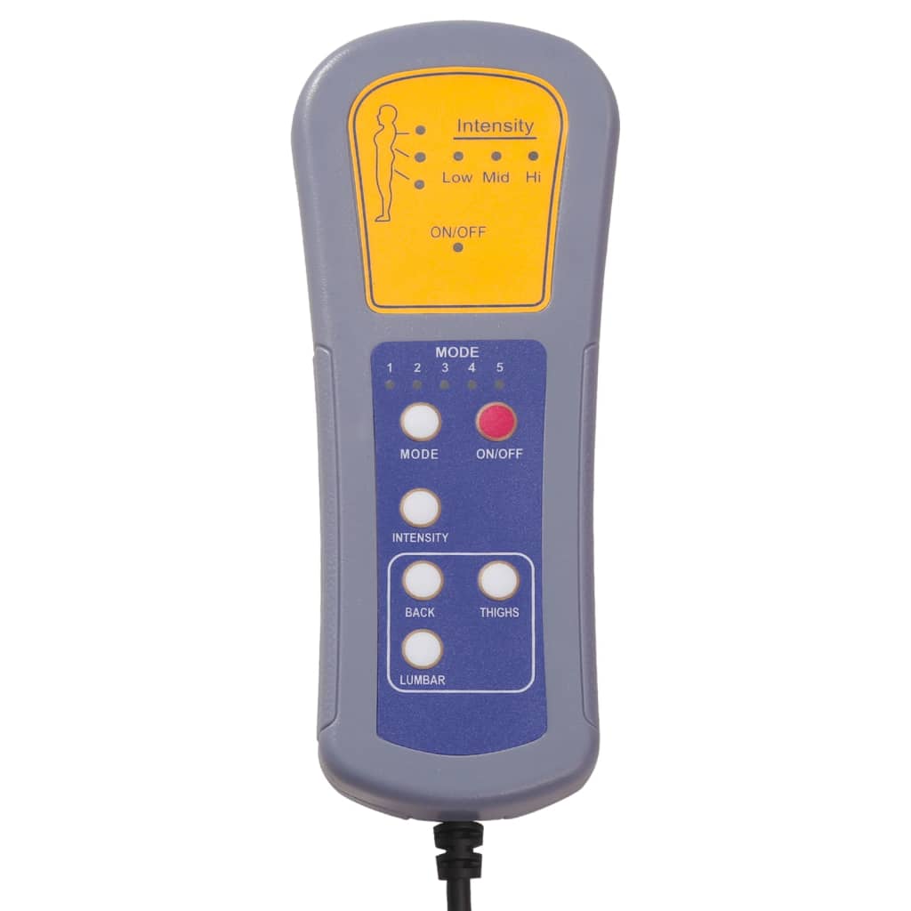 Massagesessel Elektrisch Gelb Stoff