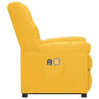 Thumbnail for Massagesessel mit Aufstehhilfe Gelb Stoff