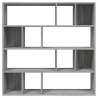 Thumbnail for Bücherregal Grau Sonoma 110x24x110 cm Holzwerkstoff