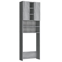 Thumbnail for Waschmaschinenschrank Grau Sonoma 64x25,5x190 cm