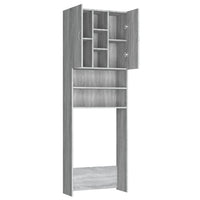 Thumbnail for Waschmaschinenschrank Grau Sonoma 64x25,5x190 cm