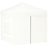 Thumbnail for Partyzelt Faltbar mit Seitenwänden Weiß 2x2 m