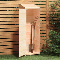 Thumbnail for Geräteschuppen 55x52x174,5 cm Massivholz Tanne