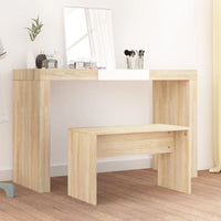 Thumbnail for Schminkhocker Sonoma-Eiche 70x35x45 cm Holzwerkstoff