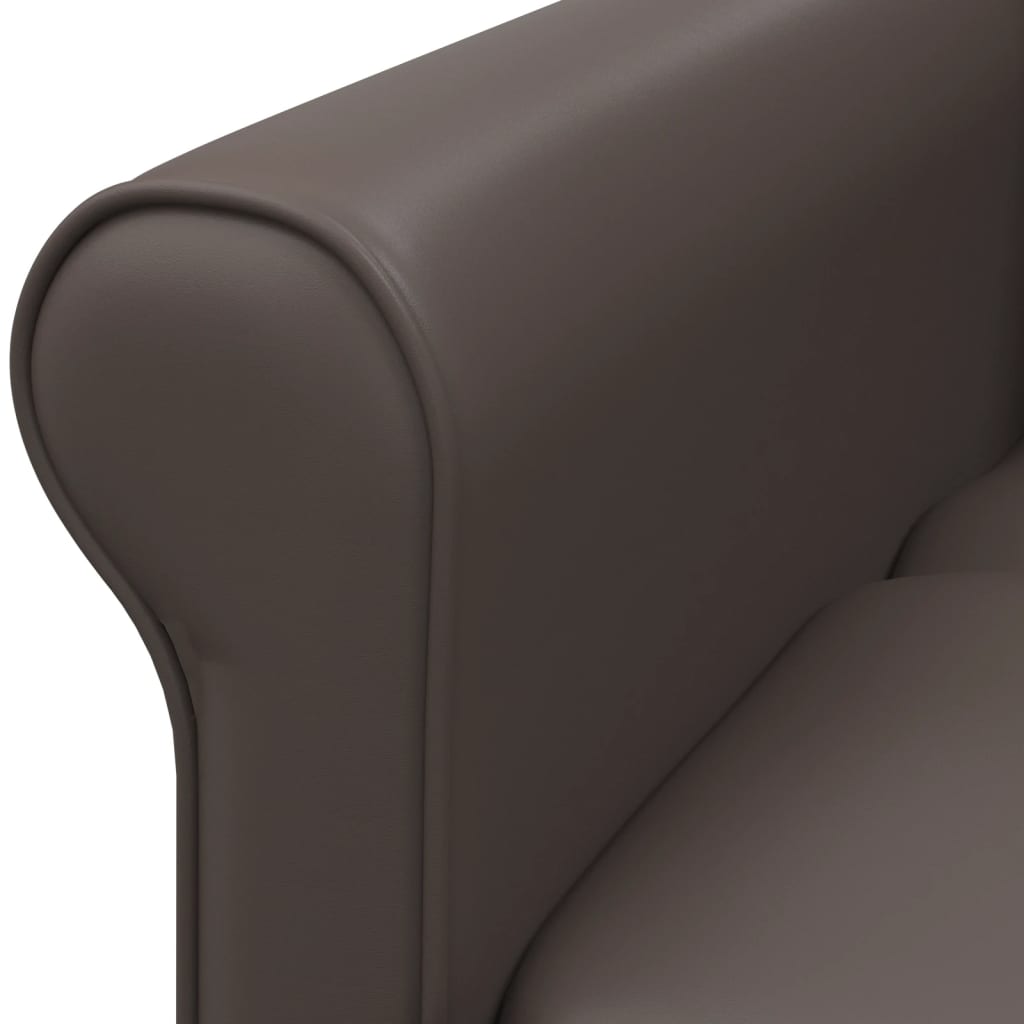 Massagesessel Braun Kunstleder