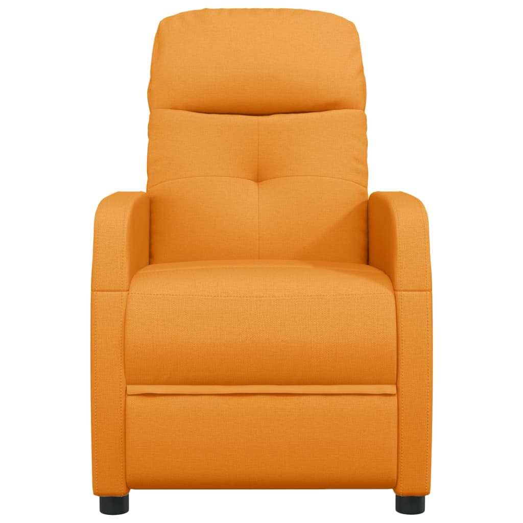 Massagesessel Dunkelgelb Stoff