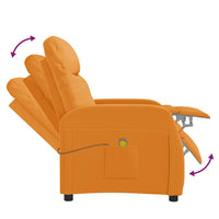 Thumbnail for Massagesessel Dunkelgelb Stoff