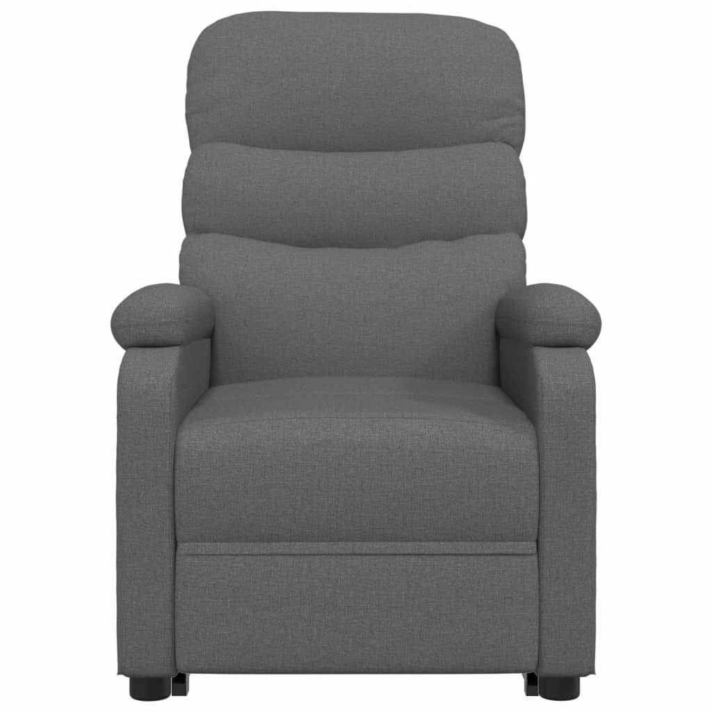 Aufstehsessel Dunkelgrau Stoff