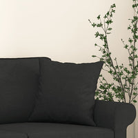 Thumbnail for Sofakissen 2 Stk. Schwarz 40x40 cm Stoff