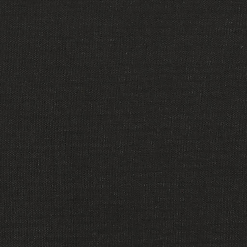 Sofakissen 2 Stk. Schwarz 40x40 cm Stoff