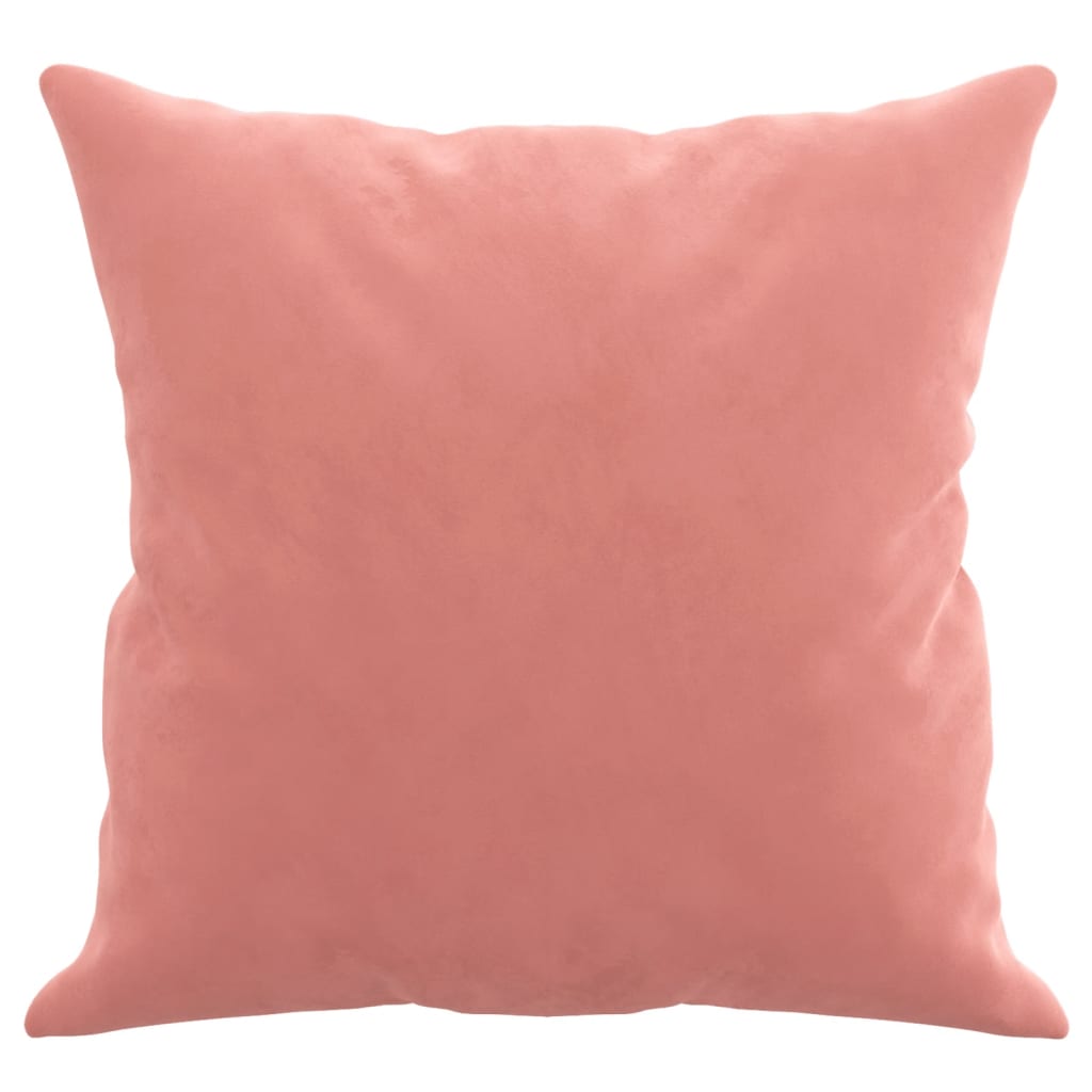 Sofakissen 2 Stk. Rosa 40x40 cm Samt