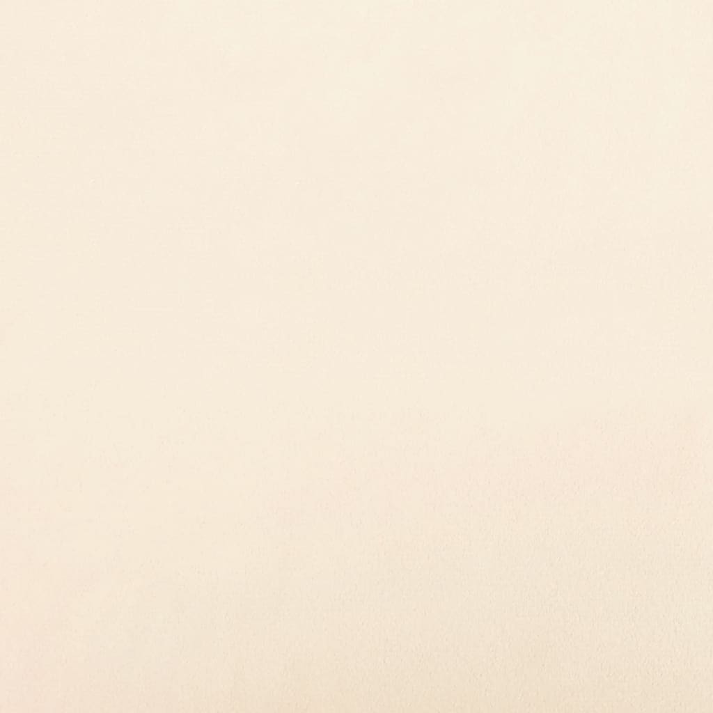 Sofakissen 2 Stk. Creme 40x40 cm Samt