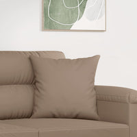 Thumbnail for Sofakissen 2 Stk. Taupe 40x40 cm Mikrofasergewebe