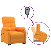Thumbnail for Massagesessel mit Aufstehhilfe Dunkelgelb Stoff