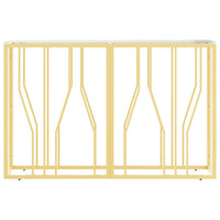 Thumbnail for Konsolentisch 110x30x70 cm Edelstahl und Glas