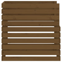 Thumbnail for Komposter Honigbraun 80x80x78 cm Massivholz Kiefer