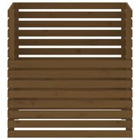 Thumbnail for Komposter Honigbraun 100x100x102 cm Massivholz Kiefer